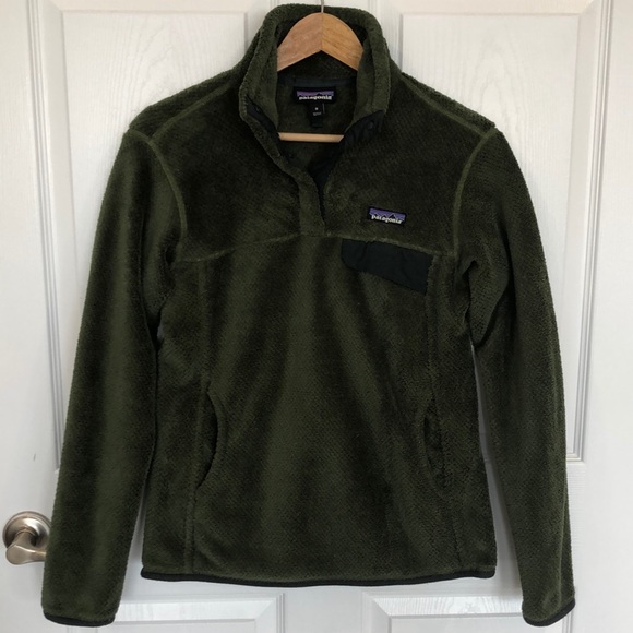 Patagonia Sweaters - Patagonia Re-Tool Snap T Fleece Pullover green Size M